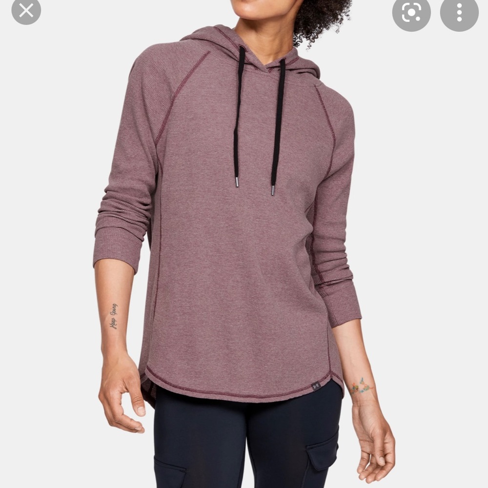Women’s UA waffle hoodie, maybe worn once.